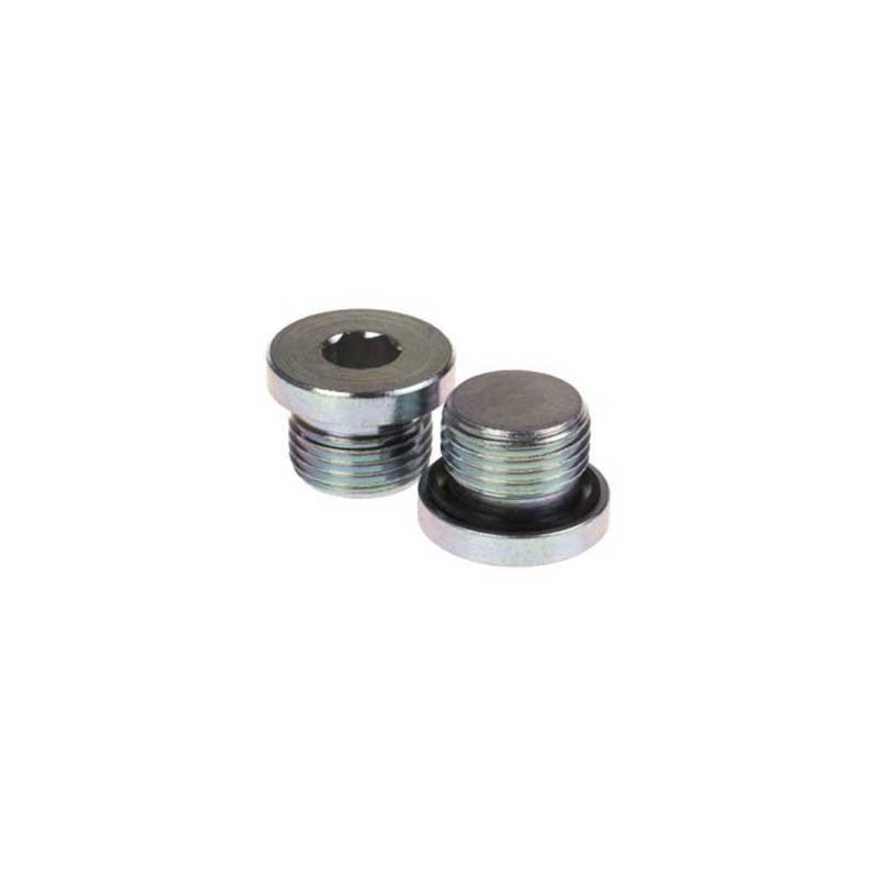 Tapón hidráulico hexagonal hueco con sello cautivo macho 4BN BSP