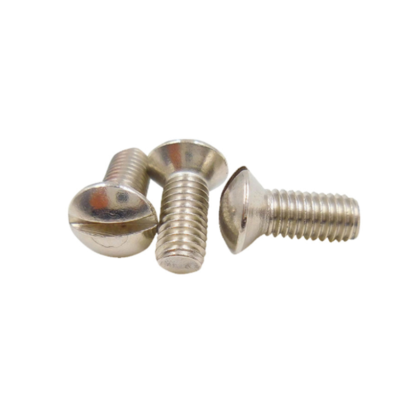 Tornillos de cabeza elevados de la cotización de 80 ° ranurado