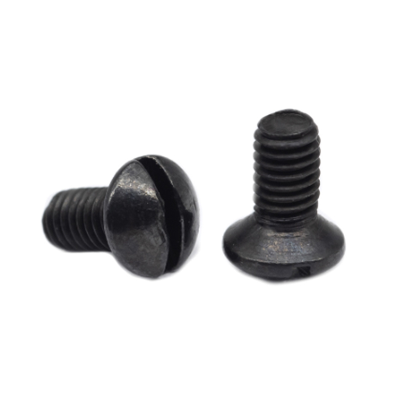 80 ° Tornillos de cabeza elevados de contraataque ranurado truncados