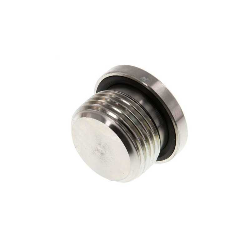 Tapón hidráulico hexagonal hueco con sello cautivo macho BSP