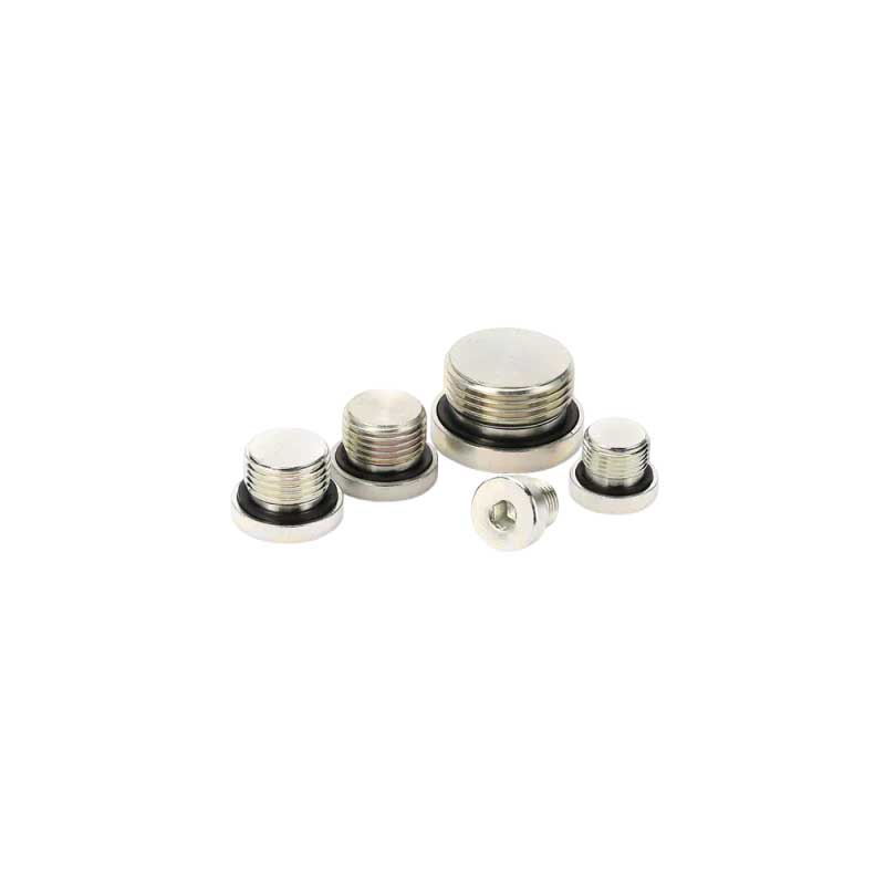 Tapón hexagonal interno con sello cautivo macho BSP
