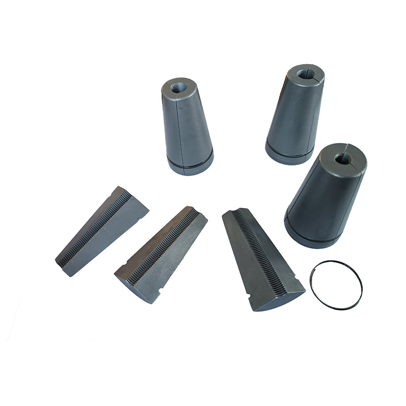 Pinza de anclaje de fibra de carbono