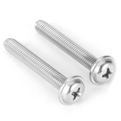 Tornillos de cabeza de sartén empotrados cruzados con cuello H