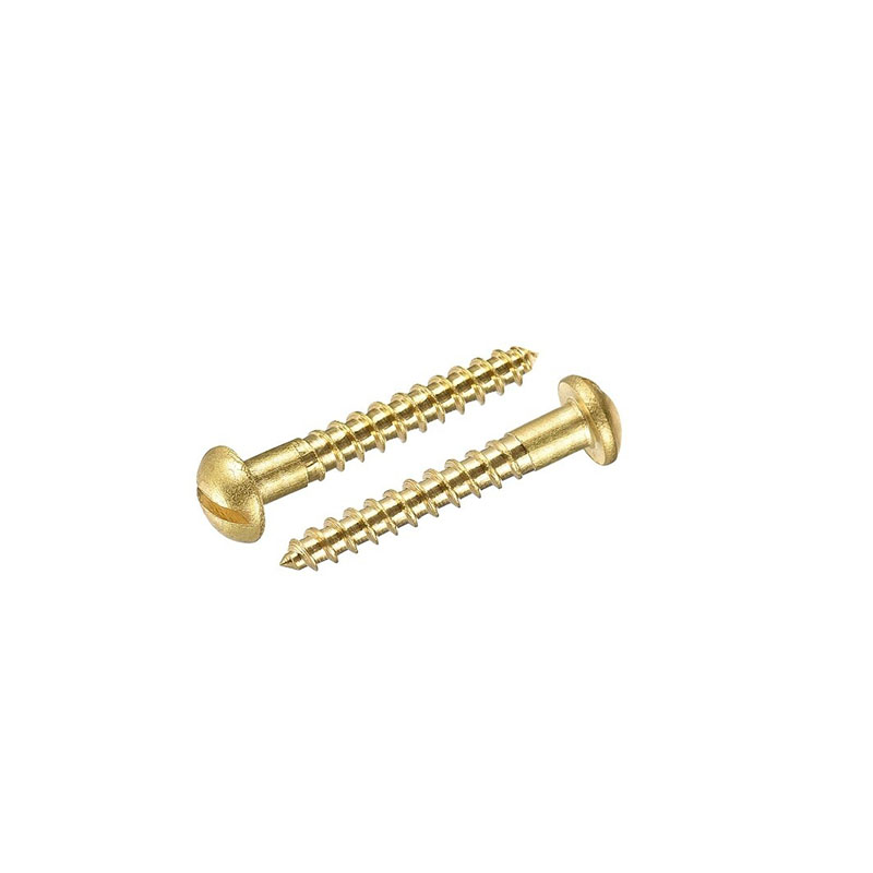 Tornillos para madera de rosca única con cabeza redonda ranurada DIN 96