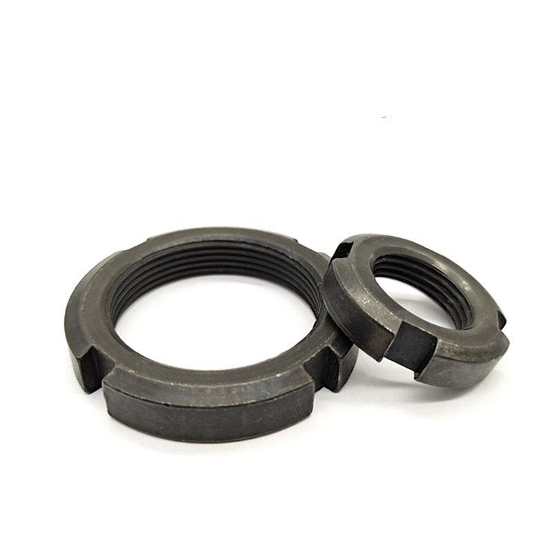 Tuerca redonda de bloqueo ranurada de doble seguridad