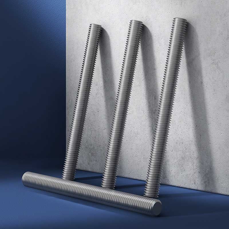 Pernos completamente roscados con punta ovalada