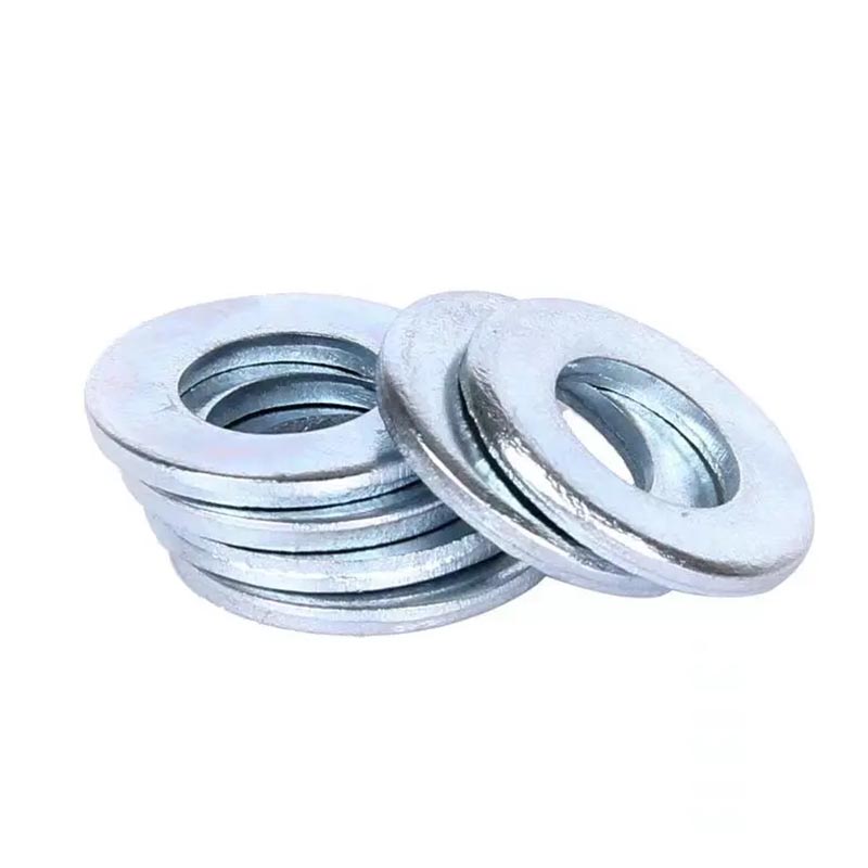 Arandelas planas de revestimiento galvanizado