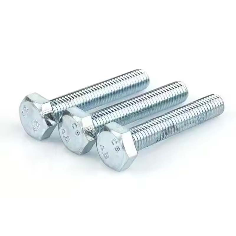 Grado 4.8 Bolt hexágono chapado en zinc
