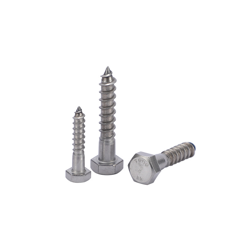 Perno de tornillo de madera hexagonal