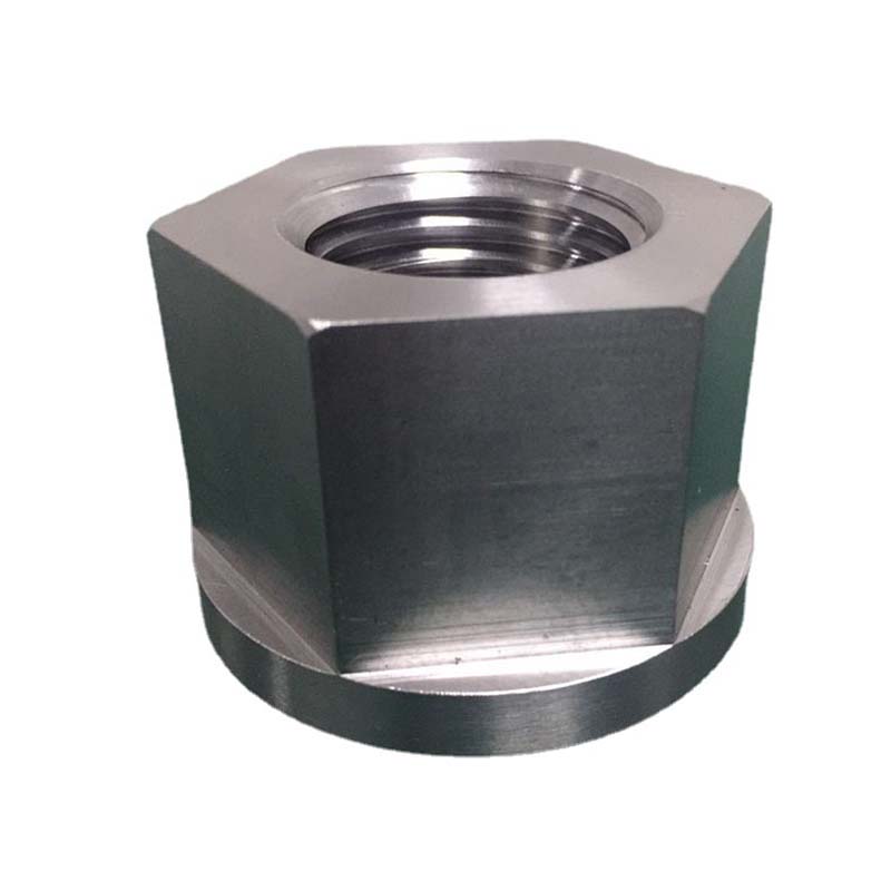 Nuez de collar hexágono con altura 1.5d