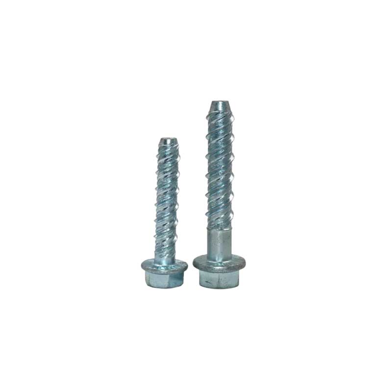 Perno de anclaje de hormigón autorroscante con brida hexagonal
