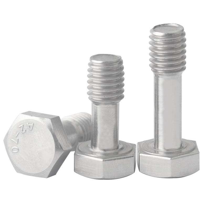 Tornillo de cabeza hexágono con vástago de cintura