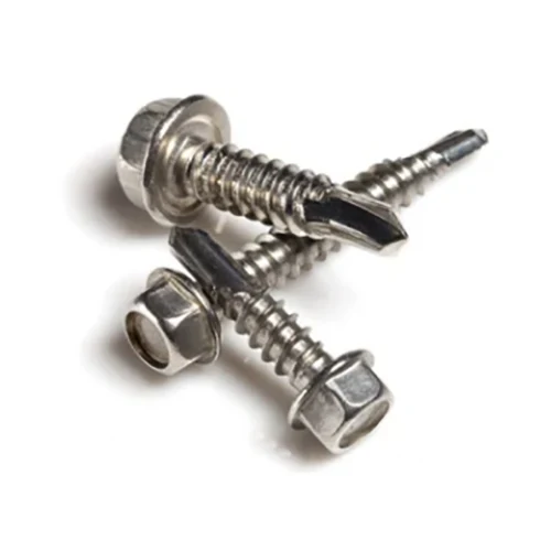 Hexagon Head Authrilling y tornillos de tapping con collar