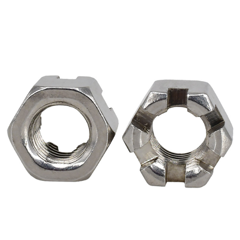 Hexagon Slotted y Castle Nuts Style 2