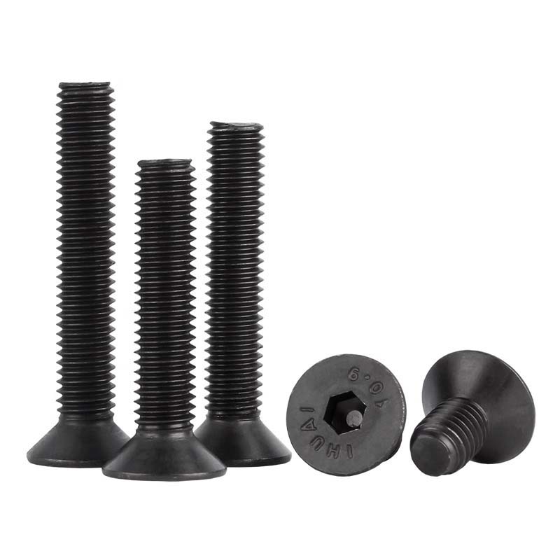 Tornillo hexadecimal de cabeza plana de alta resistencia