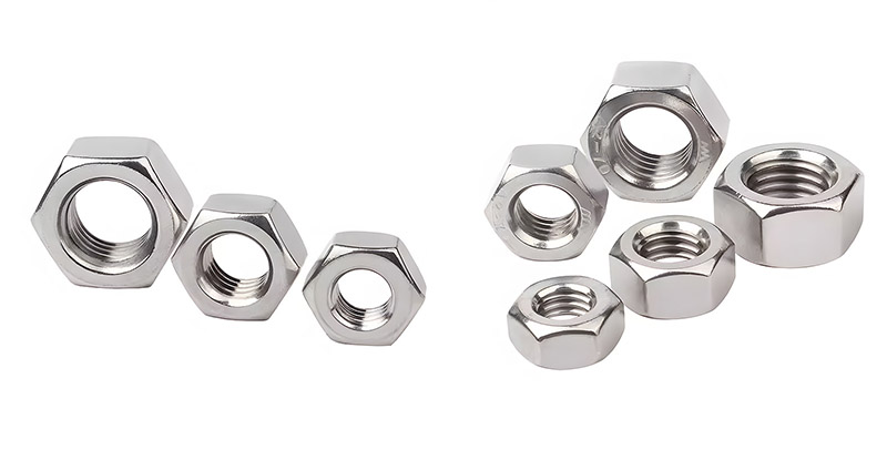 MJ thread small hexagon thin nuts
