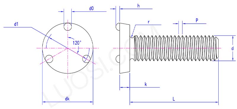 top projection weld screw parameter