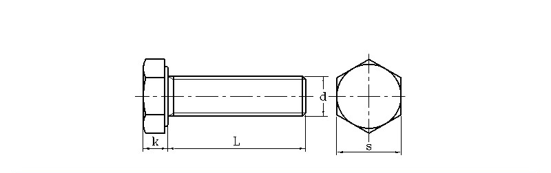 Rugged Hexagonal Bolt
