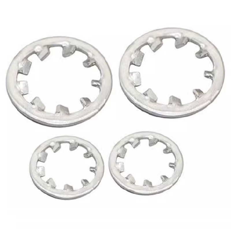 Arandelas de Seguridad de Dientes Internos Zinc Negro