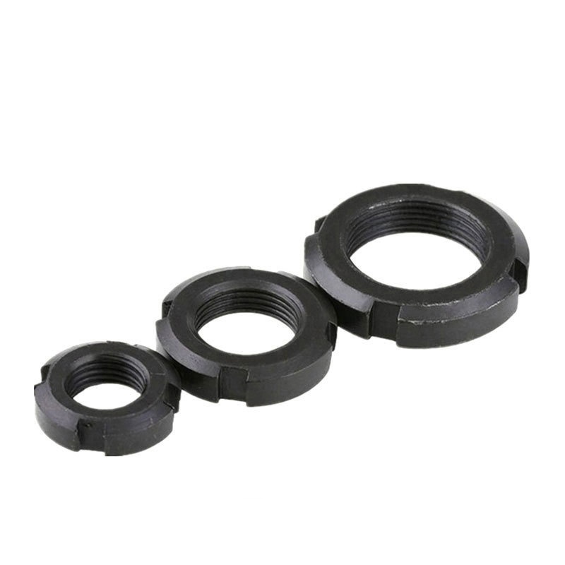 Tuerca redonda de bloqueo ranurada de misión crítica