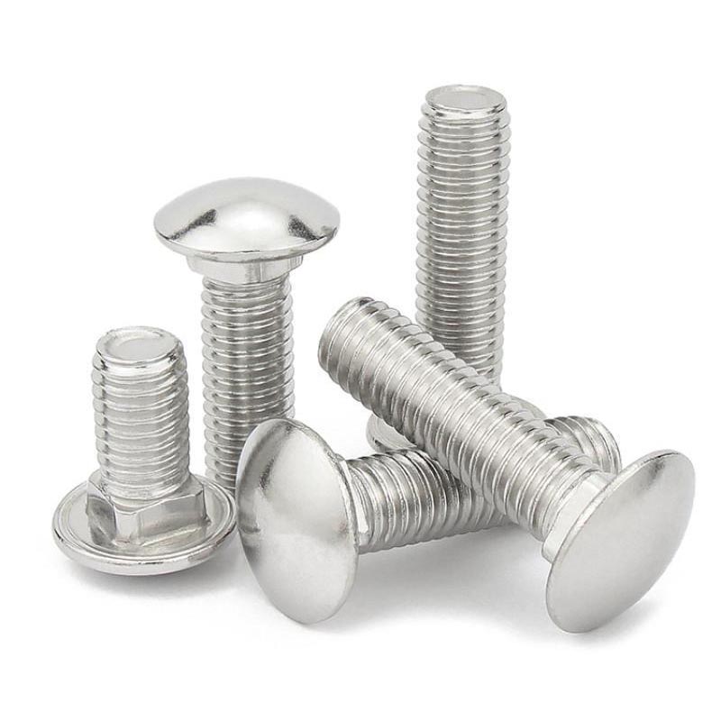 Pernos de cuello cuadrado de la cabeza de champiñones
