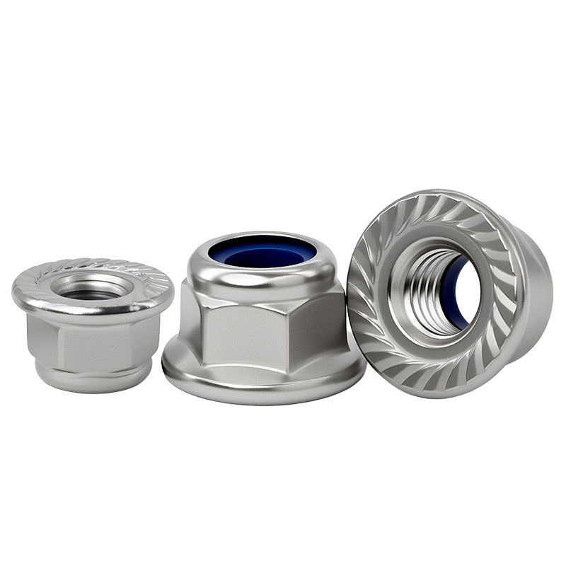 Tuercas hexagonales de tipo par predominante con brida