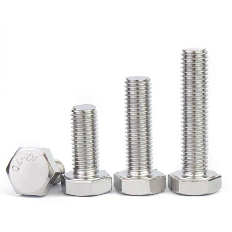 Tornillos de cabeza hexágono áspero