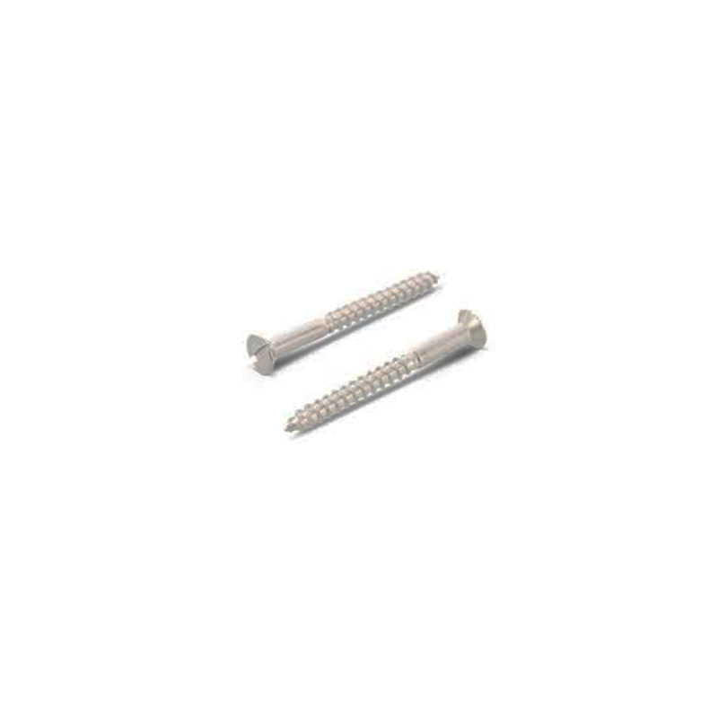Tornillo Madera Avellanada Ranurada Acero Óxido Negro