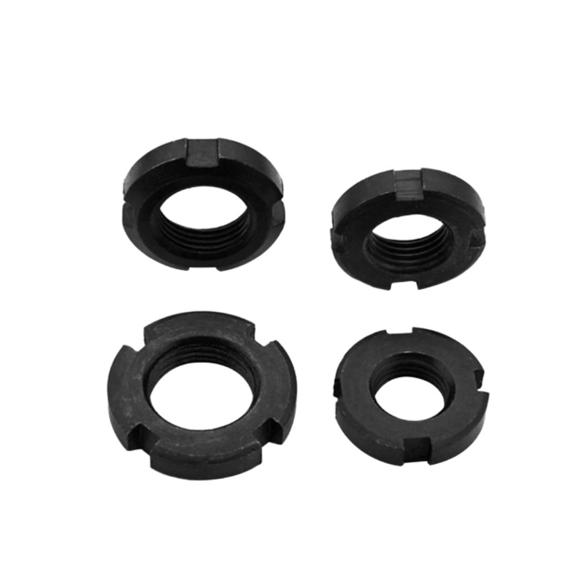 Tuerca redonda de bloqueo ranurada a prueba de sacudidas