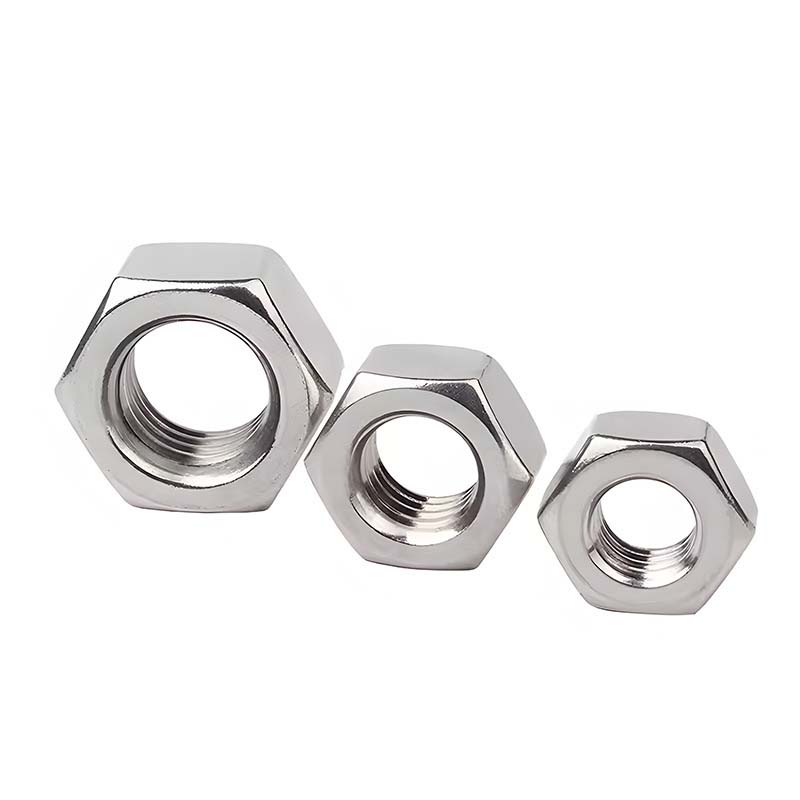 Tuerca delgada hexagonal de una sola chaflán