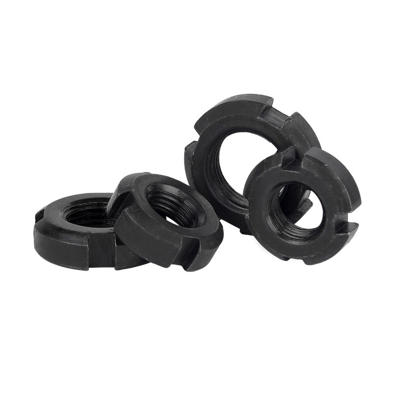 Tuerca circular ranurada