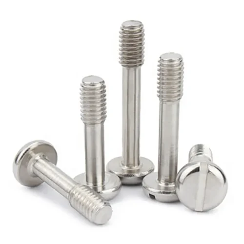 Tornillos de cabeza avellanada ranurada con vástago entallado