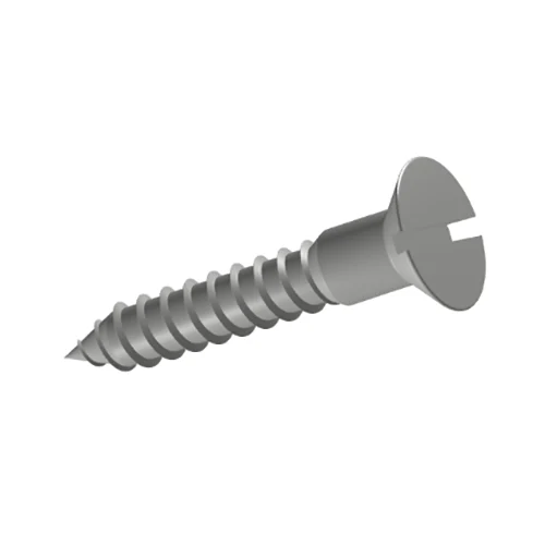 Tornillos de madera de la cabeza del mostrador ranurado