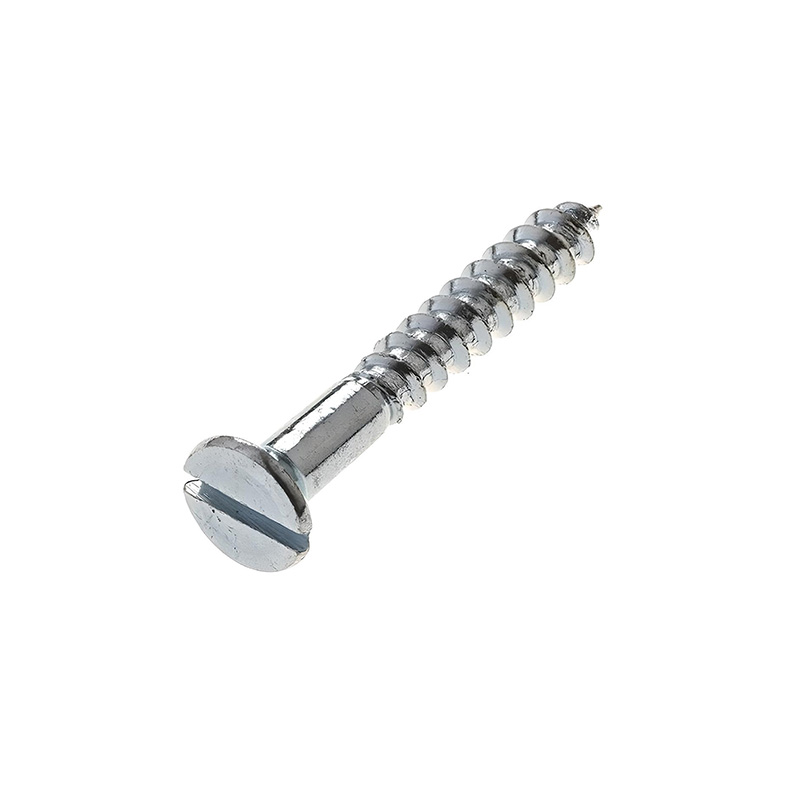 Tornillo autorroscante de madera con cabeza avellanada ranurada