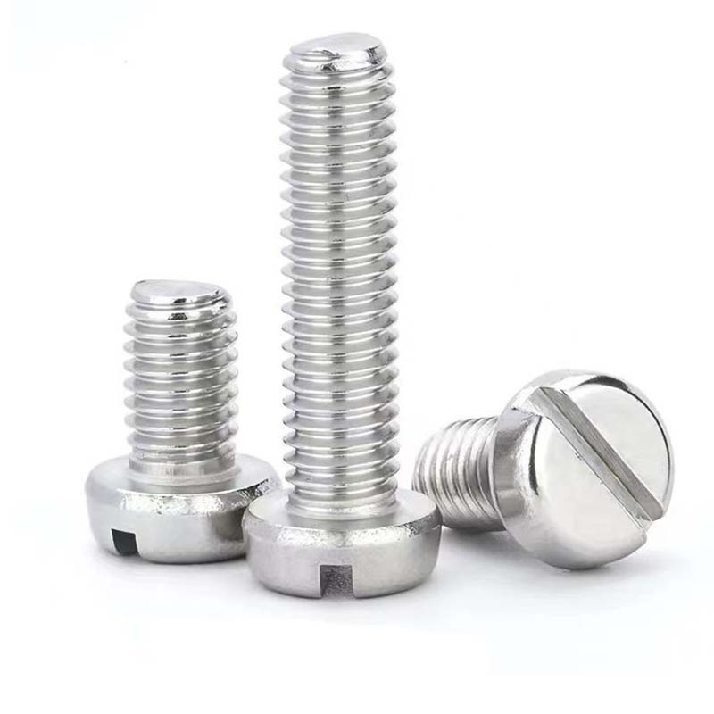 Tornillo de cabeza de sartén ranurado