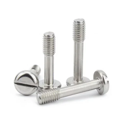 Tornillos de cabeza plana ranurada con vástago entallado