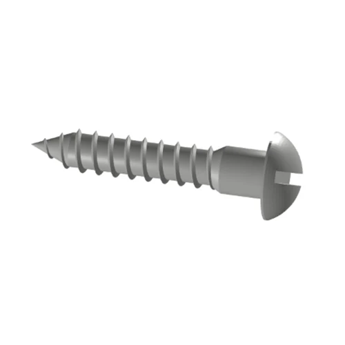 Tornillos de madera de cabeza redonda ranurada