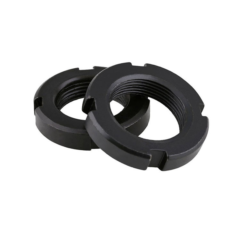 Tuerca de seguridad redonda ranurada