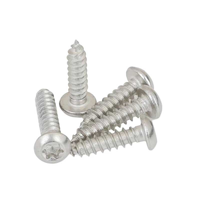 Tornillos autorroscantes de cabeza plana hexalobular sólida
