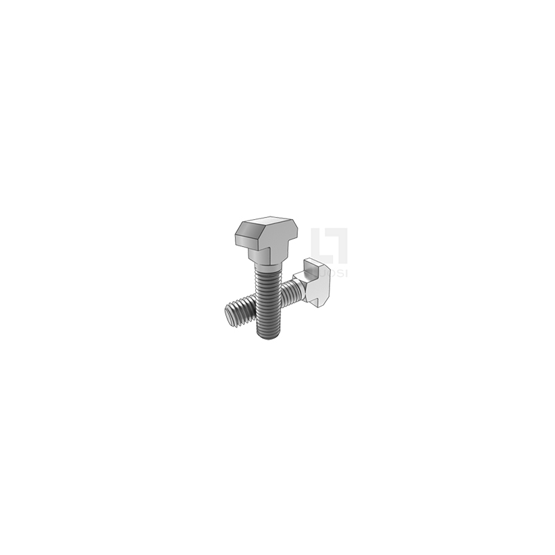 Cuello cuadrado t perno