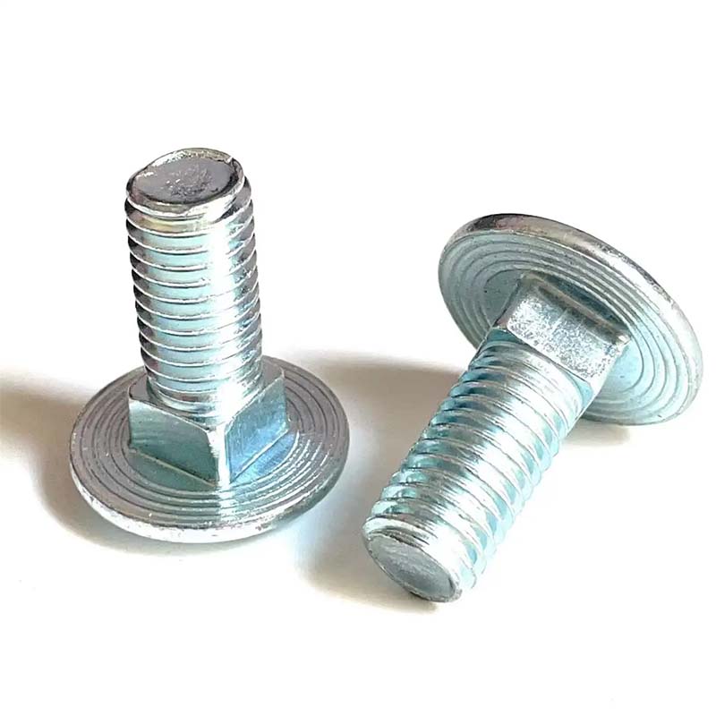 Pernos de cabeza redonda de cuello cuadrado de acero