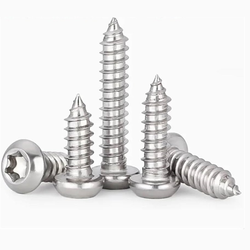 Robustos tornillos autorroscantes de cabeza Torx de 6 lóbulos