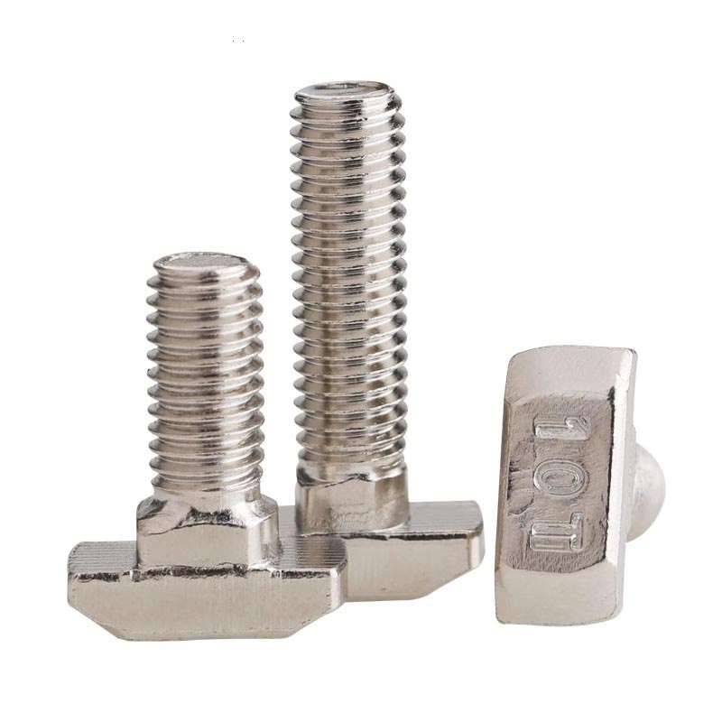 Perno de cuello cuadrado en forma de T
