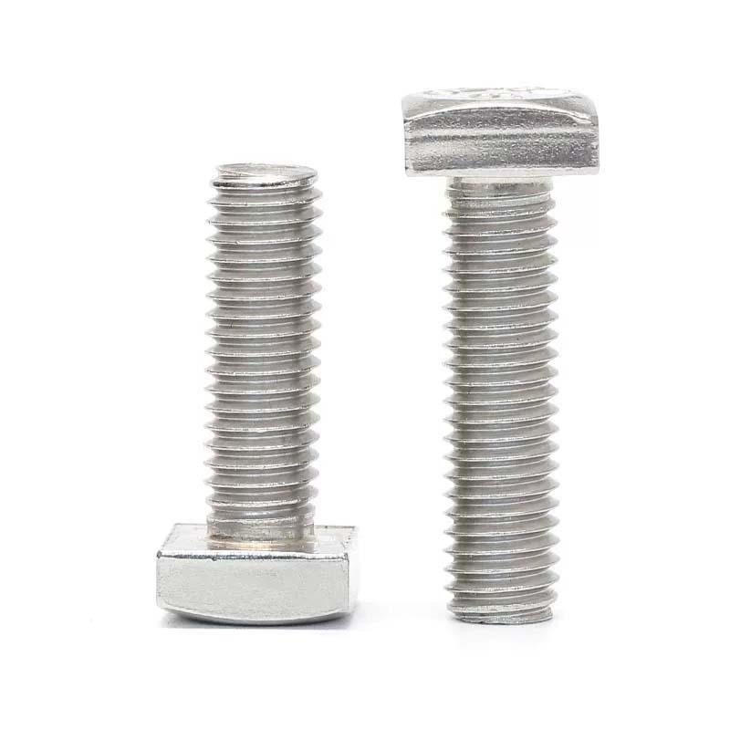 Tornillo de rosca completa de la cabeza cuadrada girada