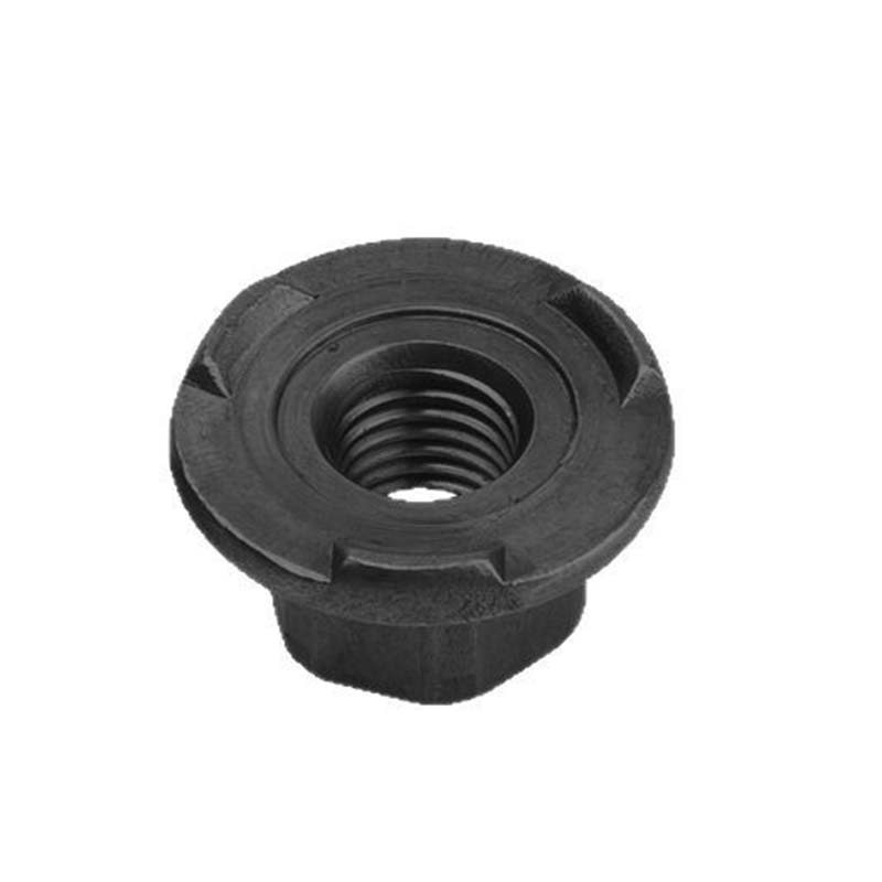 Tuerca hexagonal soldada con brida